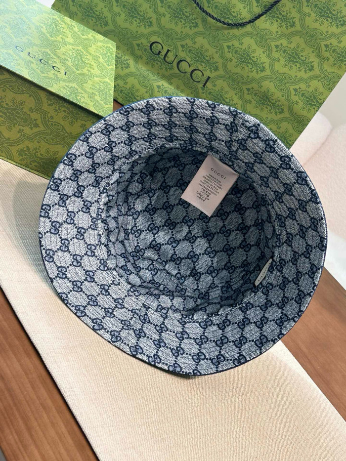 NIGO Gucci Women's Solid Color Monogrammed Cowboy Fisherman's Hat Cap #nigo76444