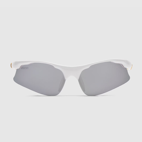 NIGO Gucci Men's and Women's Lens Legs Letter Print Irregular Shape Rimless Solid Color Sunglasses Glasses #nigo75946