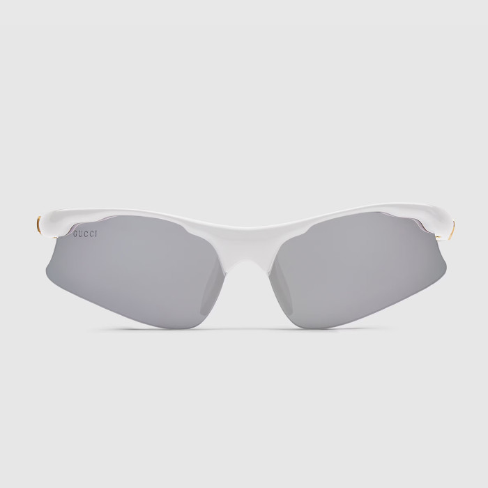 NIGO Gucci Men's and Women's Lens Legs Letter Print Irregular Shape Rimless Solid Color Sunglasses Glasses #nigo75946