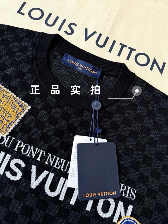 NIGO Louis Vuitton Men's Summer Graphic Printed Crew Neck Knit Short Sleeve T-Shirt #nigo76454