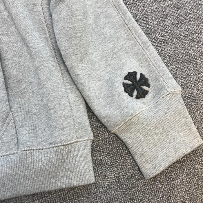 NIGO Chrome Hearts Men's Spring and Autumn Solid Color Letter Printed Zipper Hooded Long Sleeve Jacket #nigo76471