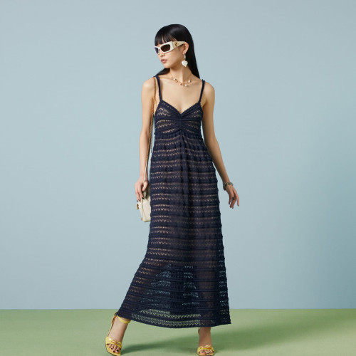 GUCCI NIGO Hollow Knitted Sling Dress Ngvp #nigo6136