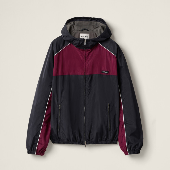 NIGO MiuMiu Men's And Women's Spring And Fall Color Collision Splicing Hooded Zipper Long Sleeved Jacket #nigo76496