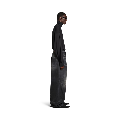 NIGO Balenciaga Men's Drawstring Loose Jeans Four Seasons Cotton Solid Color Casual Pants Ngvp #nigo1513