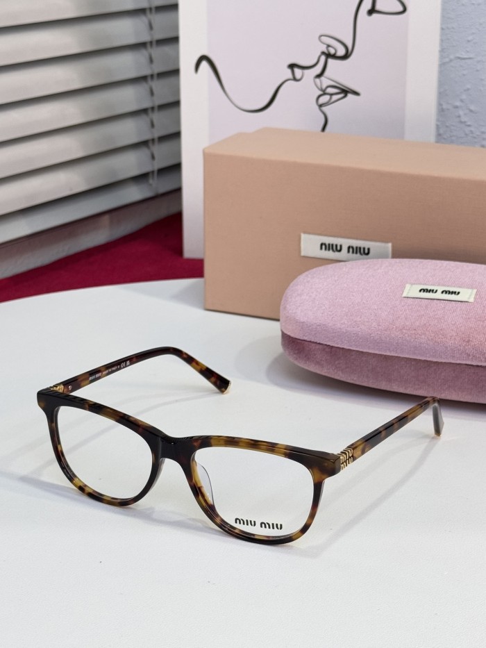 NIGO MiuMiu Women's Solid Color Legs Logo Design Acetate Square Optical Frames Sunglasses Optical Eyewear Glasses #nigo76492