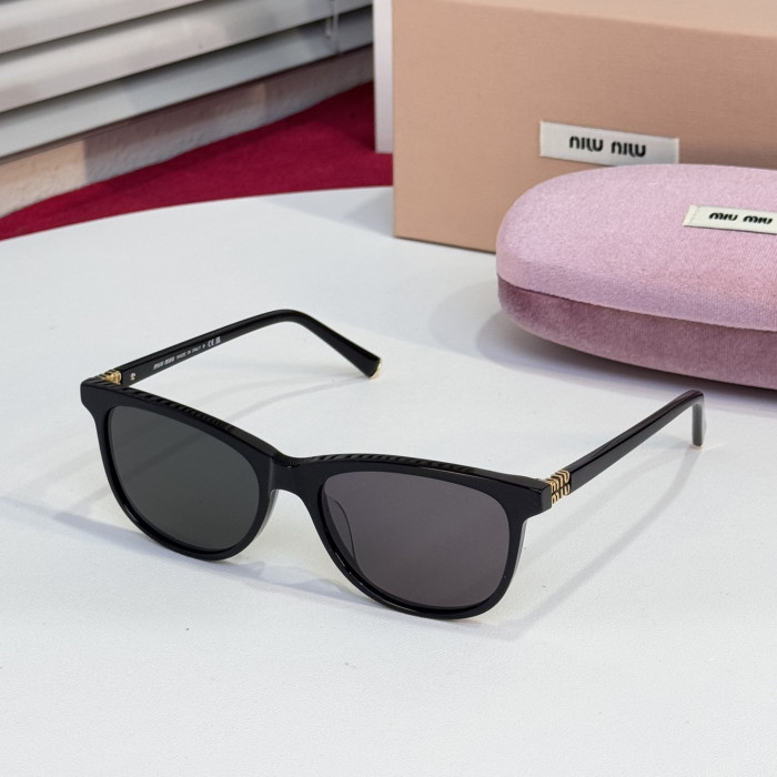 NIGO MiuMiu Women's Solid Color Legs Logo Design Acetate Square Optical Frames Sunglasses Optical Eyewear Glasses #nigo76492