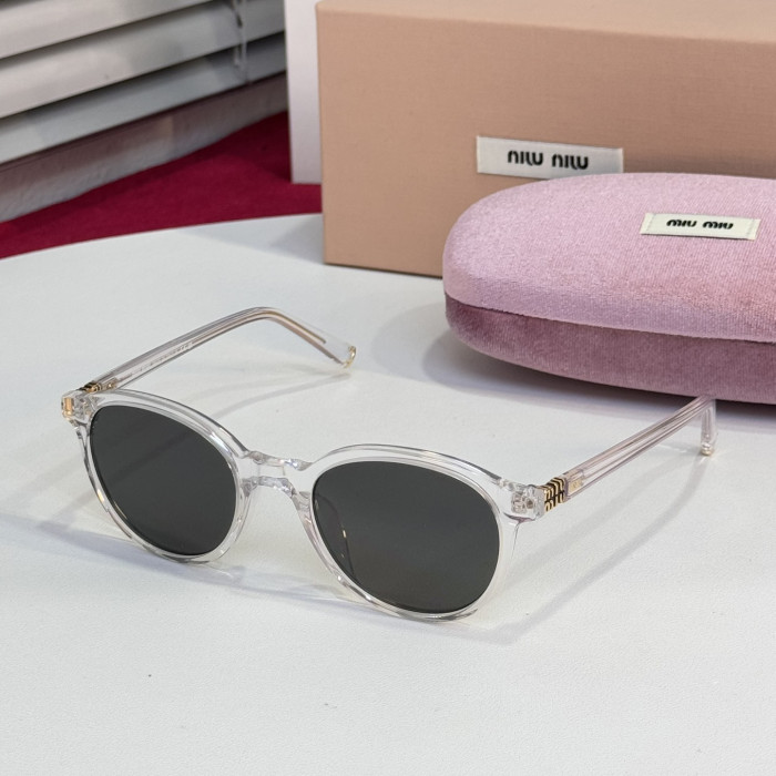 NIGO MiuMiu Women's Solid Color Legs Logo Design Acetate Oval Optical Frame Sunglasses Optical Eyewear Glasses #nigo76491