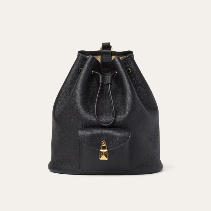 NIGO Loro Piana Women's Solid Color Adjustable Shoulder Strap Extra Drawstring Shoulder Bag Bags #nigo76521