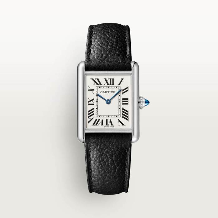 NIGO Cartier Tank Must De Cartier Watch Women's Large Gold And Silver Fashionable Temperament Watch #nigo81211