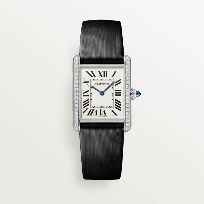 NIGO Cartier Tank Must De Cartier Watch Women's Large Gold And Silver Fashionable Temperament Watch #nigo81211