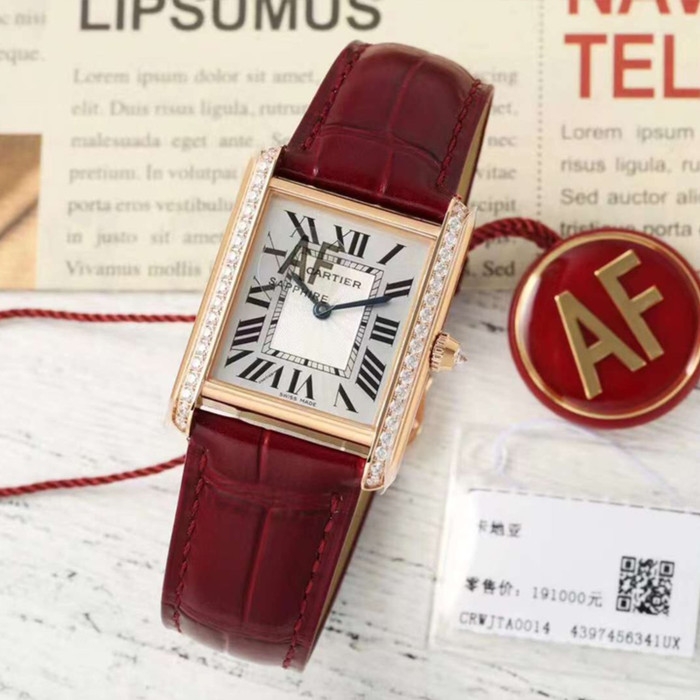 NIGO Cartier Tank Must De Cartier Watch Women's Large Gold And Silver Fashionable Temperament Watch #nigo81211