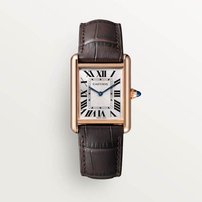 NIGO Cartier Tank Must De Cartier Watch Women's Large Gold And Silver Fashionable Temperament Watch #nigo81211