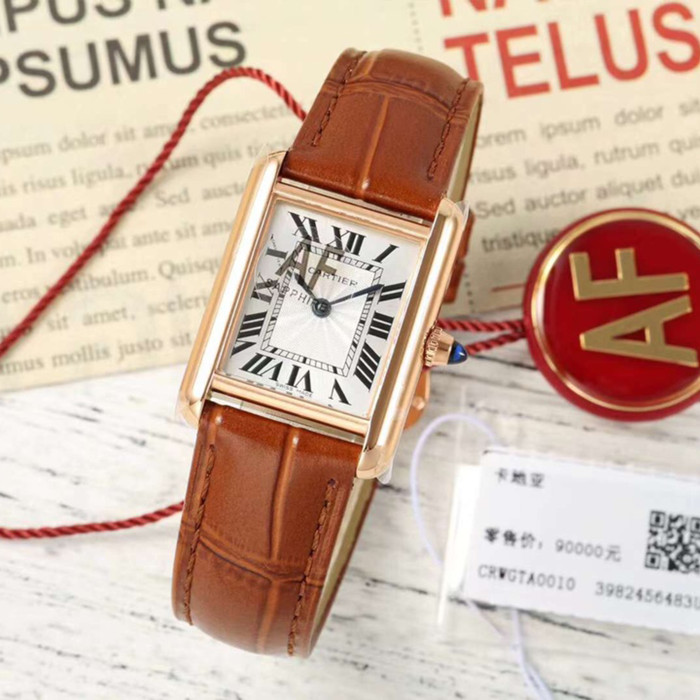 NIGO Cartier Tank Must De Cartier Watch Small Model Women's Fashionable And Luxurious Watch #nigo81212