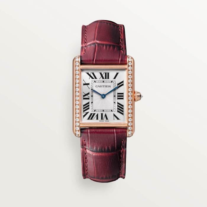 NIGO Cartier Tank Must De Cartier Watch Women's Large Gold And Silver Fashionable Temperament Watch #nigo81211