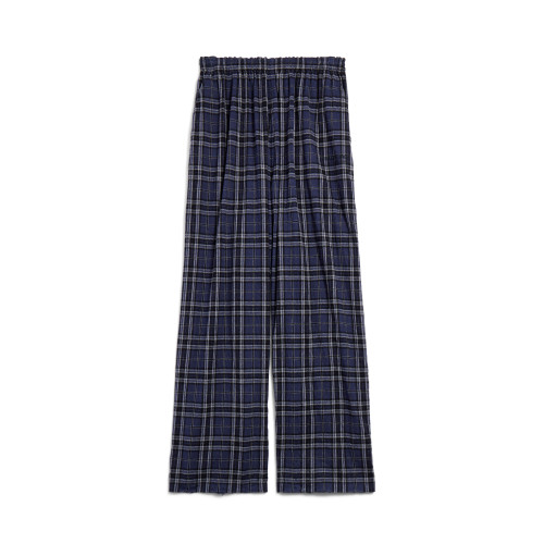 NIGO Balenciaga Men's And Women's Spring And Fall Embroidered Letter Print Purple Checkered Hooded Zipper Long Sleeve Jacket Pants Suit Set #nigo76546