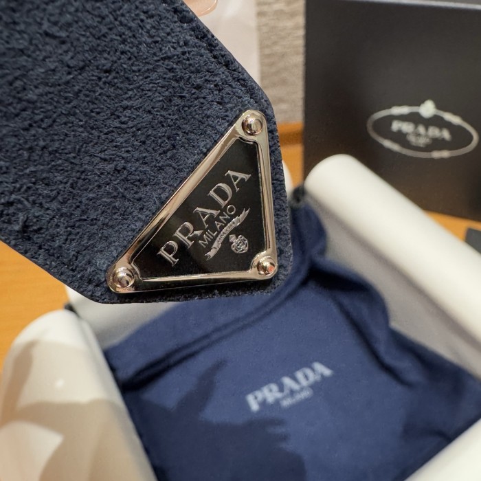 NIGO Prada Men's Suede Belt Silver Gold Rose Gold Logo Embellishment Jewelry Accessories #nigo81219