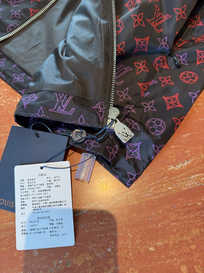 NIGO Louis Vuitton Men's And Women's Spring And Summer Gradient Rainbow Letters Printed Sunscreen Hooded Zipper Long Sleeved Jacket #nigo76558