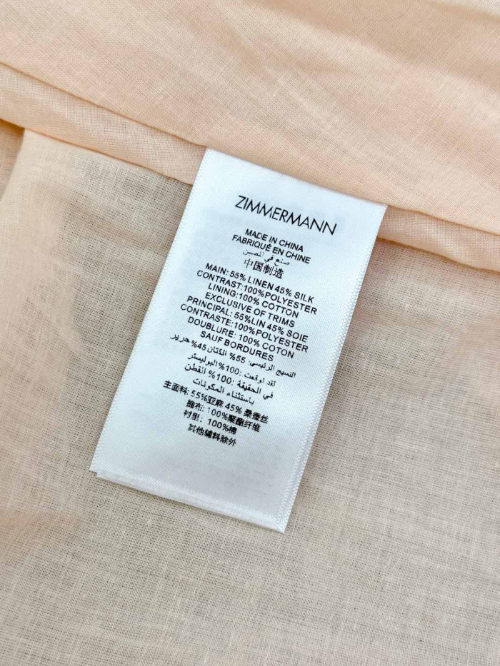NIGO Zimmermann Women's Summer Solid Color Botanical Floral Pattern Printed Mid-Length Halter Dresses #nigo76554