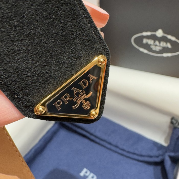 NIGO Prada Men's Suede Belt Silver Gold Rose Gold Logo Embellishment Jewelry Accessories #nigo81219
