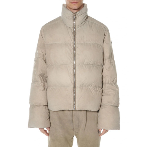 NIGO Rick Owens x Moncler Men's Women's Winter Solid Colour Standing Collar Zipper Long Sleeve Loose Down Jacket Short Jacket Ngvp #nigo1568