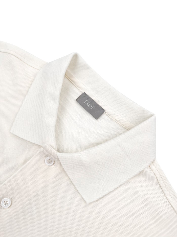 NIGO Dior Men's Summer Solid Color Logo Printed Cotton Polo Neck Short Sleeve T-Shirt #nigo76569