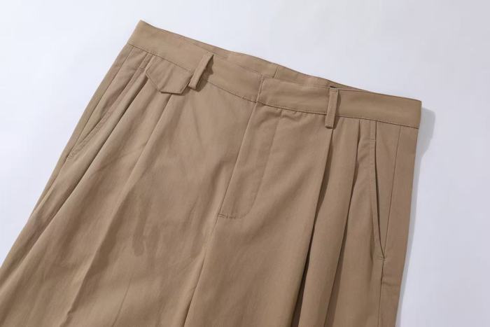 NIGO Louis Vuitton Men's Spring and Autumn Solid Color Embroidered Letter Printed Cotton Woven Fabric Casual Pants #nigo76567