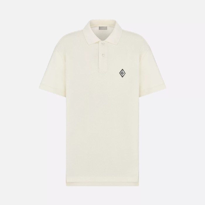 NIGO Dior Men's Summer Solid Color Logo Printed Cotton Polo Neck Short Sleeve T-Shirt #nigo76569