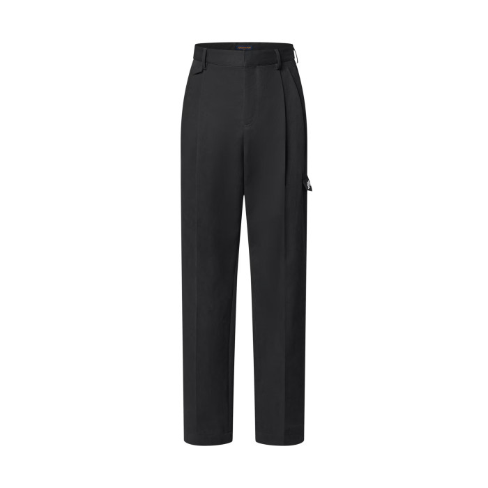 NIGO Louis Vuitton Men's Spring and Autumn Solid Color Embroidered Letter Printed Cotton Woven Fabric Casual Pants #nigo76567