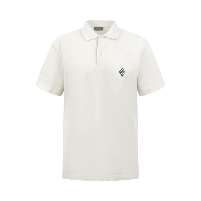 NIGO Dior Men's Summer Solid Color Logo Printed Cotton Polo Neck Short Sleeve T-Shirt #nigo76569