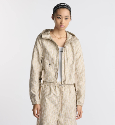 NIGO Dior Women's Logo Printed Waist Button Spring And Autumn Casual Solid Color Loose Cropped Hooded Jacket Jacquard Short Skirt Casual Skort #nigo81177