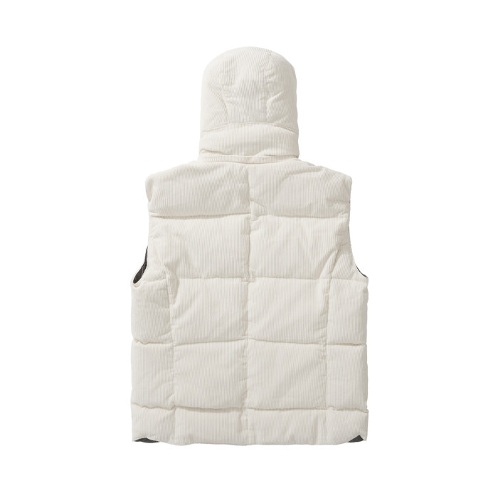 NIGO Brunello Cucinelli Men's Fall And Winter Single-Breasted Hooded Solid Color Fitted Down Vest Jacket #nigo81185