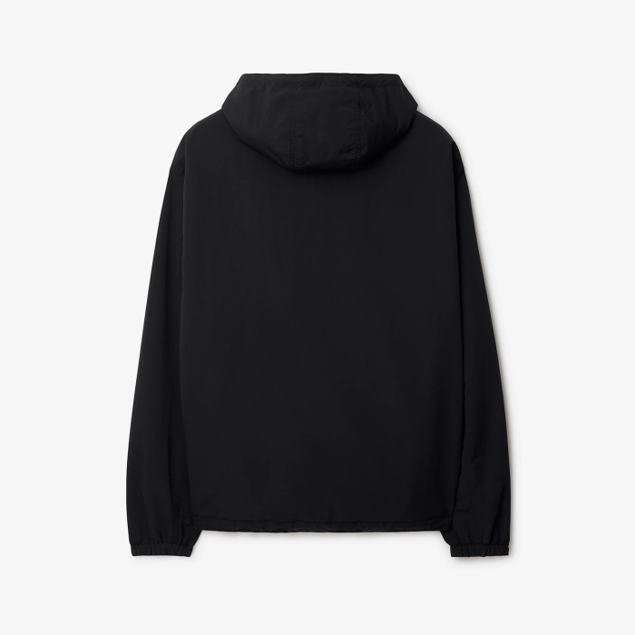 NIGO Burberry Men's Spring & Autumn Reversible Two Wear Plaid Jacket Equestrian Rider Logo Classic Drawstring Hooded Jacket #nigo81224