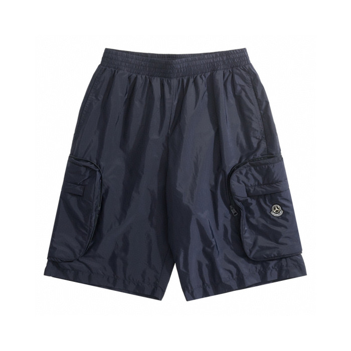 NIGO Moncler x Mercedes-Benz By NIGO Men's Summer Solid Color Nylon Foldable Storage Shorts #nigo76575