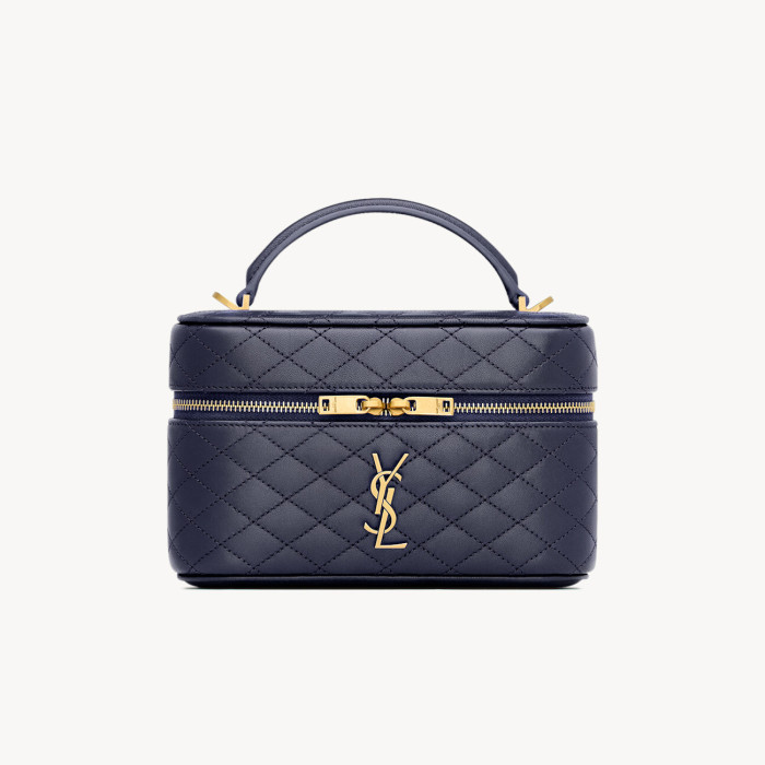 NIGO SAINT LAURENT GABY VANITY BAG Ladies Solid Color Detachable Adjustable Shoulder Strap Lambskin Shoulder Handbag Cosmetic Bag #nigo76574
