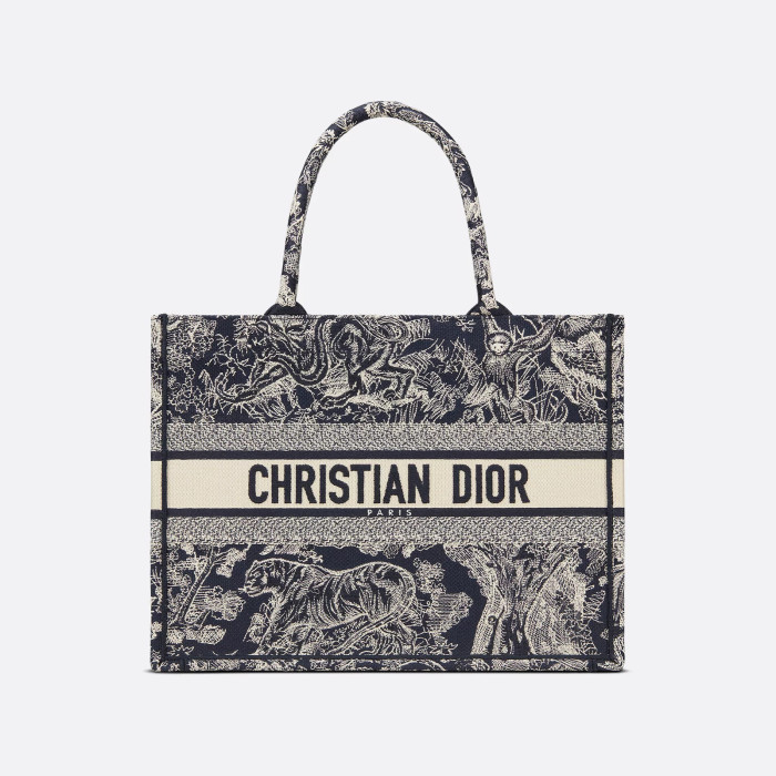 NIGO Dior Book Tote Women's Pattern Printed Embroidered Letter Printed Tweed Canvas Tote Bag Bags (please Contact Customer Service For Colour Selection Before Purchase) #nigo76615