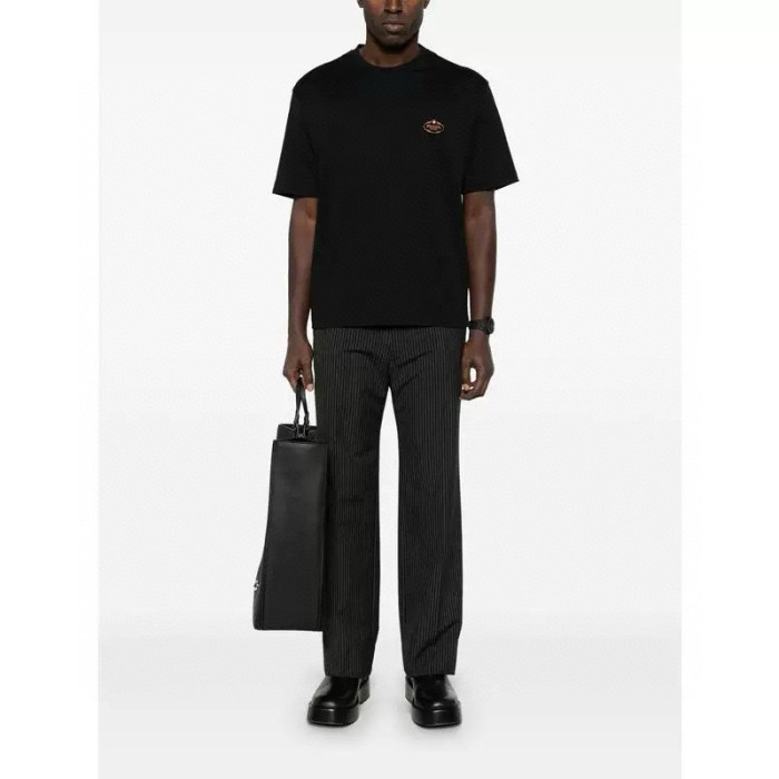 NIGO Prada Men's Summer Solid Colour Embroidered Logo Printed Round Neck Short Sleeve T-Shirt #nigo76621