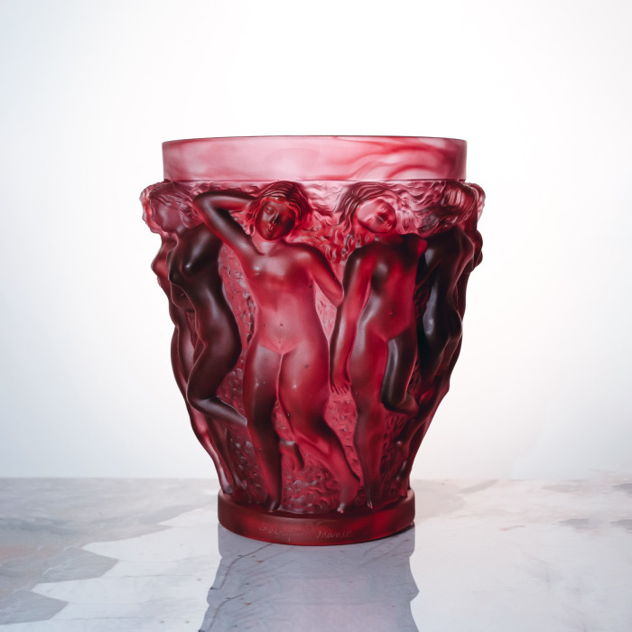 NIGO Lalique Solid Colour Goddess Cameo Statue Shape Crystal Vase Home Furnishing Decoration #nigo76646