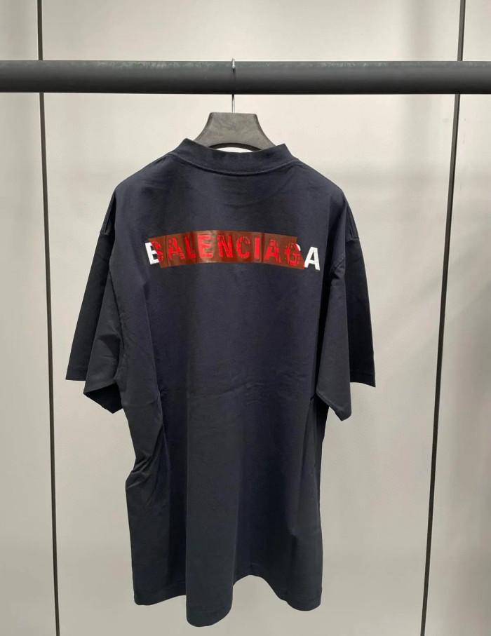NIGO Balenciaga Men's Summer Solid Color Regular Fit Cotton Round Neck Short Sleeve T-Shirt #nigo76633