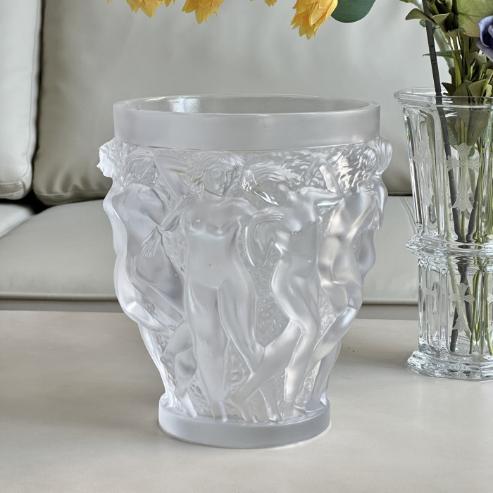 NIGO Lalique Solid Colour Goddess Cameo Statue Shape Crystal Vase Home Furnishing Decoration #nigo76646