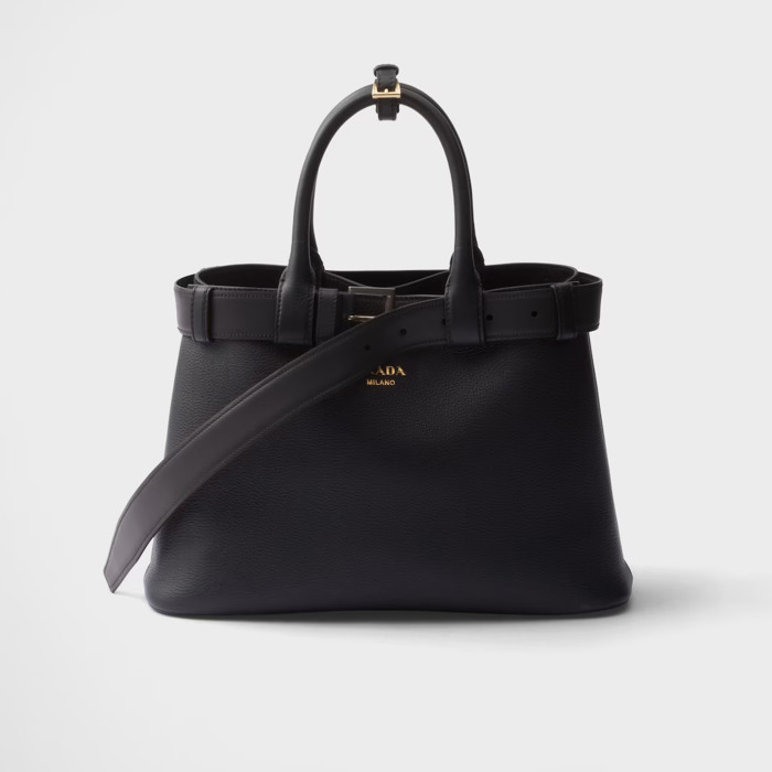 NIGO Prada Men's And Women's Buckle Leather Drawstring Handbag Large And Small Collection Fashion Trend Bag Bags 1BA434_2CY9_F03BH_V_OBO #nigo76655