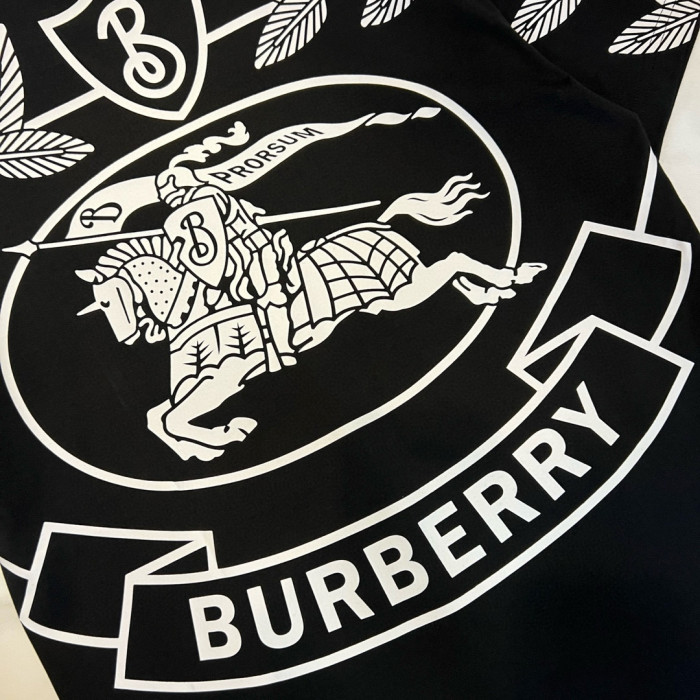 NIGO Burberry Men's Summer Monogram Printed Solid Colour Round Neck Cotton Short Sleeve T-Shirt #nigo76665