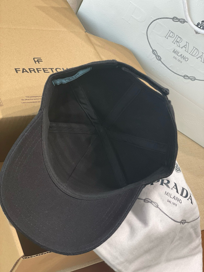 NIGO Prada Men's Women's Spring And Summer Solid Colour Logo Embroidery Baseball Cap Fashion High Street Casual Hundred Hat #nigo76671