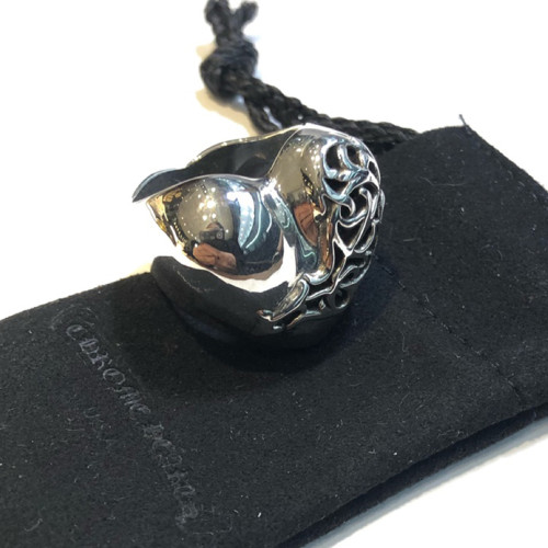 NIGO Chrome Hearts Vintage Do Old Romantikro Heart Shaped Trailing Vines Ring Men's Women's Couple Pair Rings Birthday Gift Jewellery Accessories #nigo76649