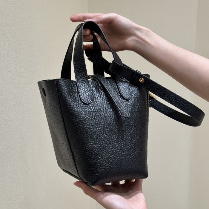 NIGO Dior Signature Women's Monogram Printed Solid Colour Grained Cowhide Leather Shoulder Tote Bucket Bag Bags #nigo76662