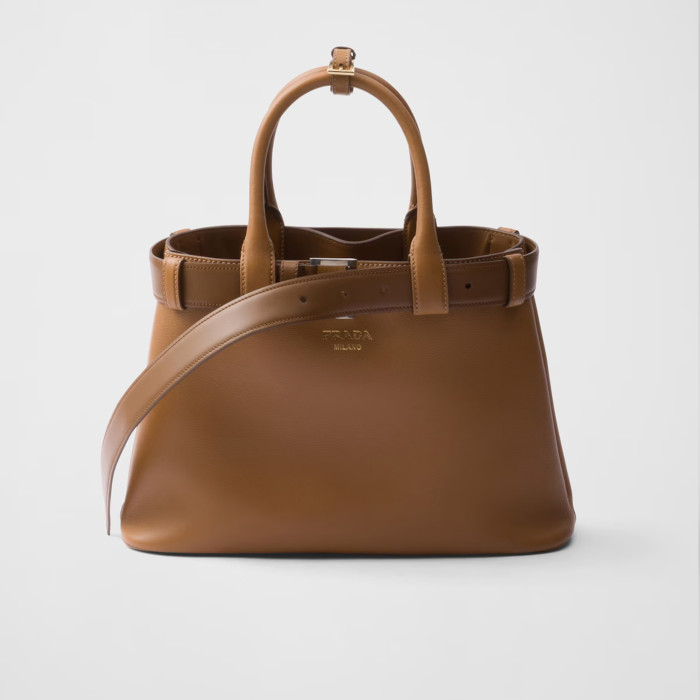 NIGO Prada Men's And Women's Buckle Leather Drawstring Handbag Large And Small Collection Fashion Trend Bag Bags 1BA434_2CY9_F03BH_V_OBO #nigo76655