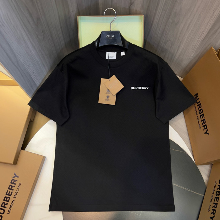 NIGO Burberry Men's Summer Monogram Printed Solid Colour Round Neck Cotton Short Sleeve T-Shirt #nigo76665