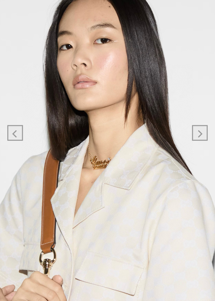 NIGO Gucci Women's Spring And Summer Letter Print Solid Colour Drawstring Waist Short Sleeved Single Breasted Jumpsuit #nigo76663