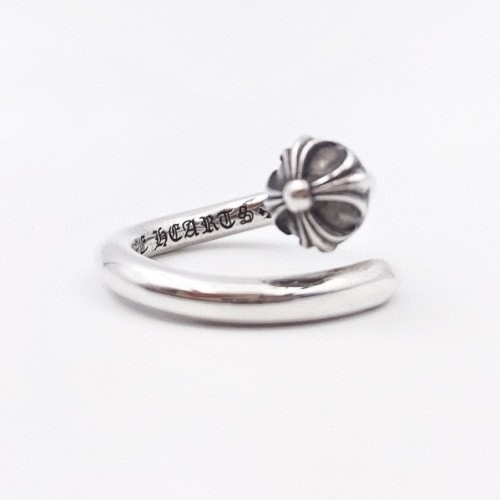 NIGO Chrome Hearts Men's Women's Vintage Round Studs Open End Rings Letter Logos High Street Trend Accessories Jewellery  #nigo76653