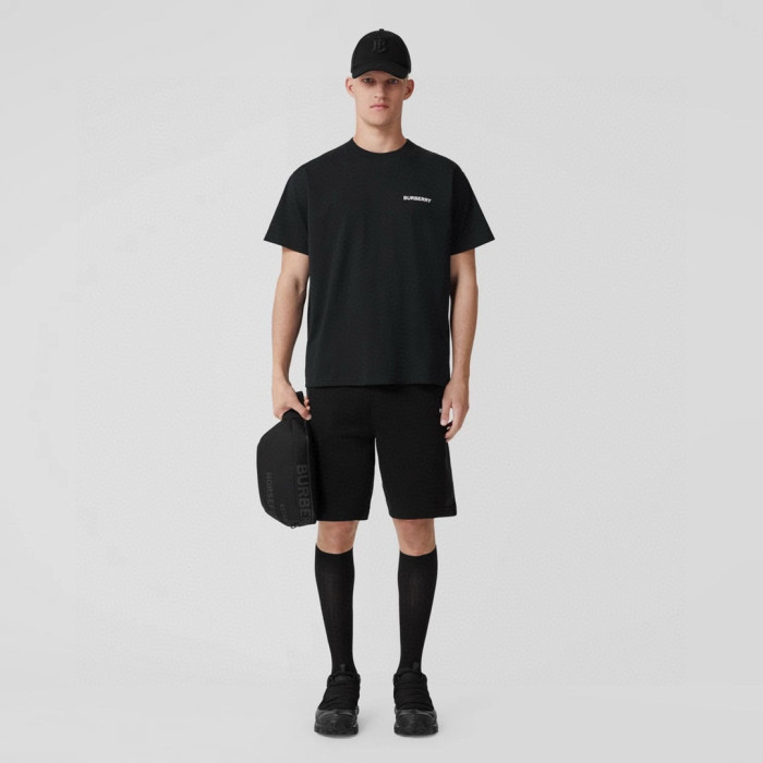 NIGO Burberry Men's Summer Monogram Printed Solid Colour Round Neck Cotton Short Sleeve T-Shirt #nigo76665