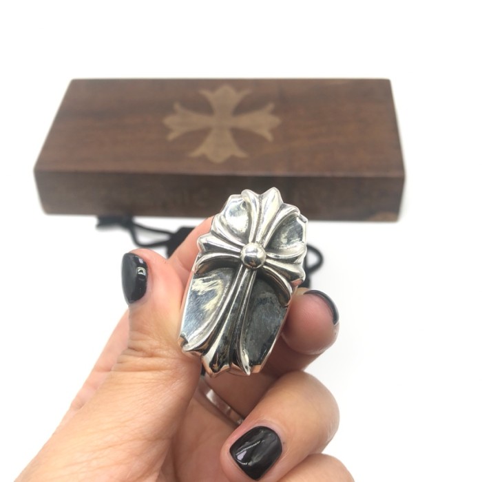 NIGO Chrome Hearts Men's Women's Tide Fashion Ring Oversized Bully Cross Rings Jewellery Accessories #nigo76654